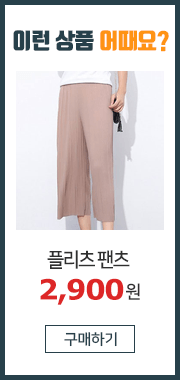플리츠 팬츠